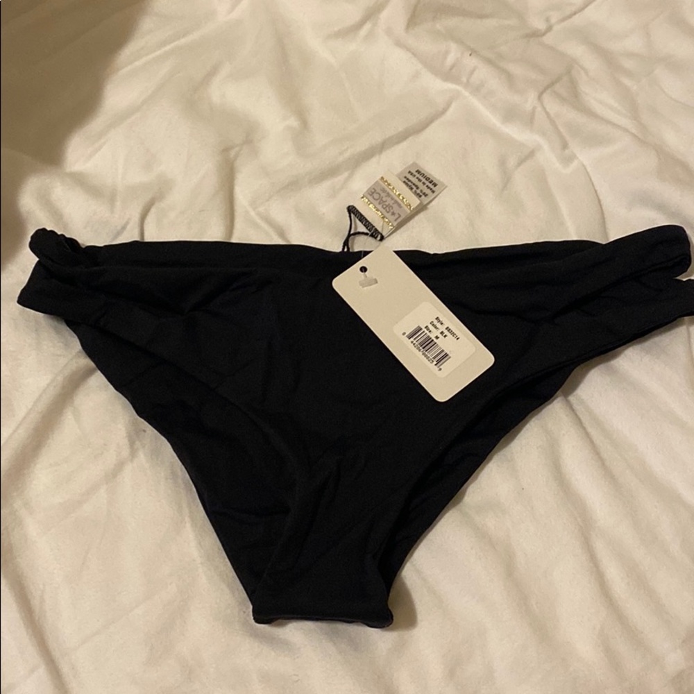 COPY - L SPACE Black Bikini Bottom w/ tags